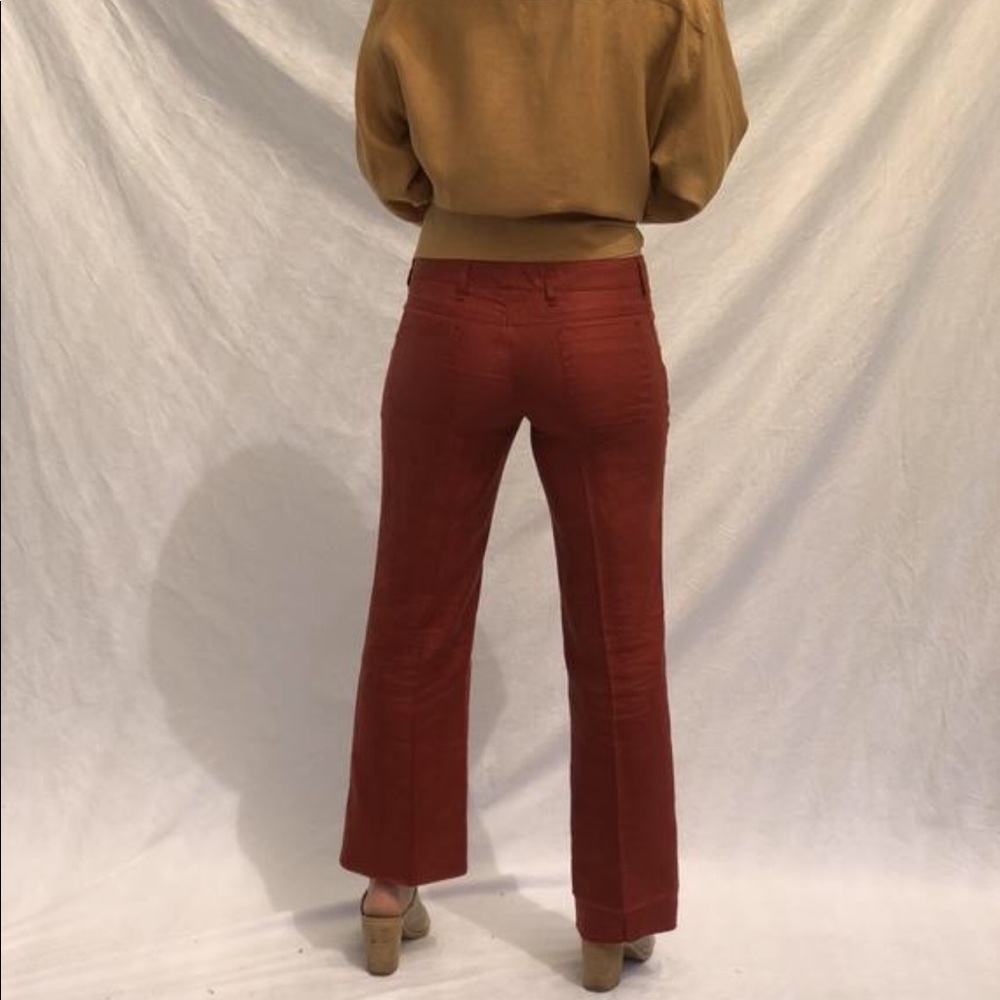 Gucci silk/hemp trousers